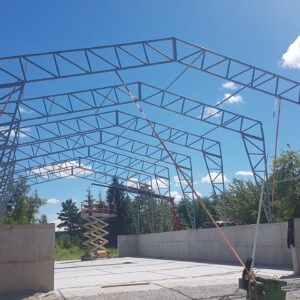 PVC-halli metallkarkassi paigaldamine - Asula OÜ