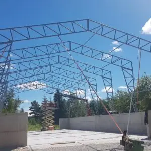 PVC-halli metallkarkassi paigaldamine - Asula OÜ