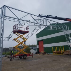 PVC-halli metallkarkassi paigaldus - Asula OÜ