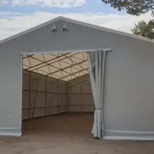 PVC-hall kardinatega sissepääsuga - Asula OÜ