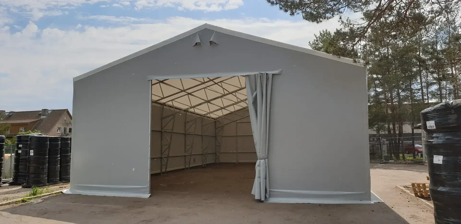 PVC-halli rent 10x20 – Asula - PVC hallid ja tendid PVC hallide rent