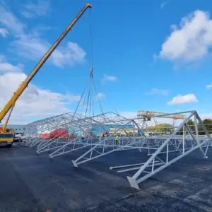PVC-halli metallkonstruktsiooni paigaldus - Asula OÜ
